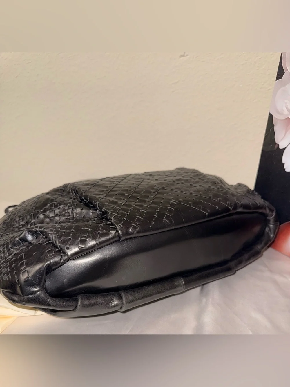 NWOT - Coach Madison Sophia Embossed Woven Satchel - Picture 9 of 10